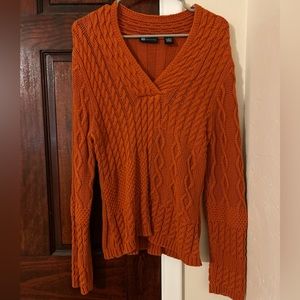Relativity Orange long sleeve knit sweater